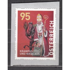 Austria Correo 2023 Yvert 3623 ** Mnh sello dispensador San Nicolas