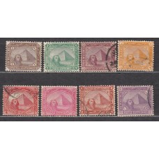 Egipto Correo 1888-1896 Yvert 36/43 */usado Mh/usado