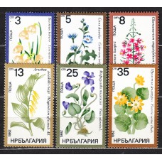 Bulgaria - Correo 1982 Yvert 2696/701 ** Mnh Flores