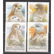 Hungria Correo 1992 Yvert 3377/80  ** Mnh Fauna - Aves