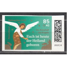 Alemania Federal Correo 2023 Yvert 3579 ** Mnh  adhesivo de carnet - Navidad