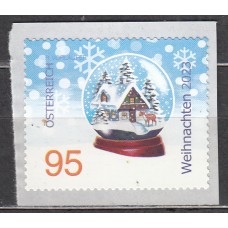 Austria Correo 2023 Yvert 3642 ** Mnh Navidad - Bola de Nieve