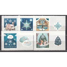 Suiza Correo 2023 Yvert 2807/11 ** Mnh Navidad