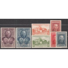 España Reinado Alfonso XIII 1930 Edifil 559s/65s ** Mnh