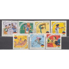 Madagascar Correo 1992 Yvert 1061/67 ** Mnh Deportes 