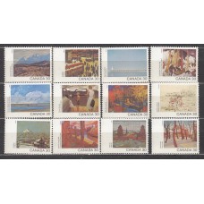 Canada Correo 1982 Yvert 800/811 ** Mnh Pinturas