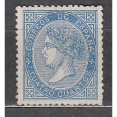 España Clásicos 1867 Edifil 88 (*) Mng