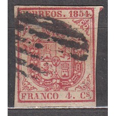 España Clásicos 1854 Edifil 33 usado