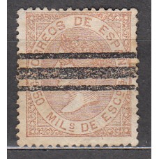 España Barrados 1867-69 Edifil 96S