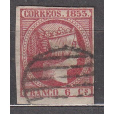 España Clásicos 1853 Edifil 17 usado 