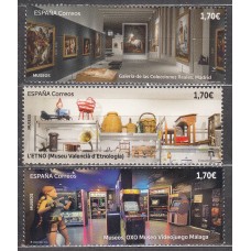 España II Centenario Correo 2024 Edifil 5735/37 ** Mnh  Museos 