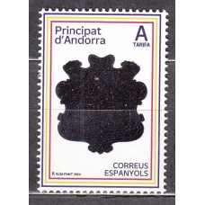 Andorra Española Correo 2024 Edifil 552 Bandera ** Mnh 