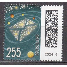 Alemania Federal Correo 2024 Yvert 3585 ** Mnh Definitivo Carta Galaxia