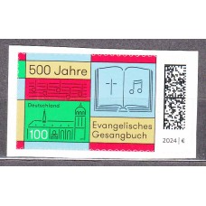 Alemania Federal Correo 2024 Yvert 3587 ** Mnh  Evangelio Adhesivo de Carnet