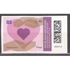 Alemania Federal Correo 2024 Yvert 3594a ** Mnh Obras de Beneficencia ahesivo de Carnet