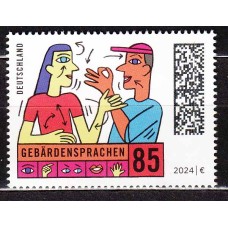 Alemania Federal Correo 2024 Yvert 3598 ** Mnh Lengua en signos