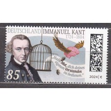 Alemania Federal Correo 2024 Yvert 3603 ** Mnh Personaje Inmanuel Kant