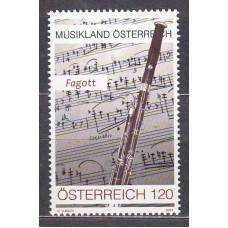 Austria Correo 2024 Yvert 3646 ** Mnh Música