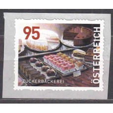 Austria Correo 2024 Yvert 3661 ** Mnh Patrimonio Gastronomico Pasteles