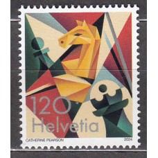 Suiza Correo 2024 Yvert 2826 ** Mnh Ajedrez 