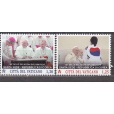 Vaticano Correo 2023 Yvert 1949/50 ** Mnh Relaciones diplomaticas con Corea