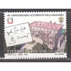 Vaticano Correo 2024 Yvert 1957 ** Mnh  Emisión con Italia Villa Madama 