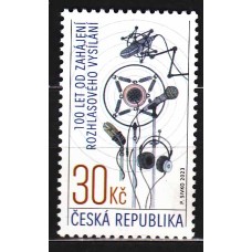 Chequia - Correo 2023 Yvert 1039 ** Mnh Radiodifusión