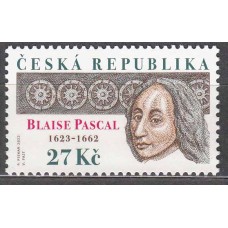 Chequia - Correo 2023 Yvert 1054 ** Mnh Personaje - Blaise Pascal