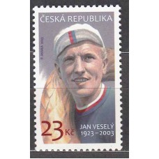 Chequia - Correo 2023 Yvert 1055 ** Mnh Personaje - Jan Vesely Ciclista