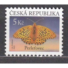 Chequia - Correo 2023 Yvert 1059 ** Mnh Fauna - Insectos - Mariposa