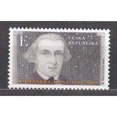 Chequia - Correo 2024 Yvert 1072 ** Mnh Inmanuel Kant