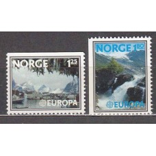 Tema Europa 1977 Noruega Yvert 698/99 ** Mnh