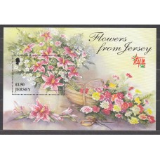 Jersey - Hojas Yvert 23 ** Mnh Flores