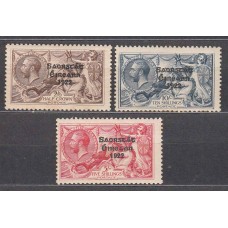 Irlanda Correo 1922 Yvert 37/39 (*) Mng