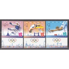 Israel Correo 2012 Yvert 2200/2 ** Mnh Juegos Olimpicos de Verano en Londres - Deportes