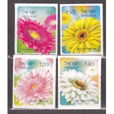 Israel Correo 2013 Yvert 2263/65+2284 ** Mnh Flores