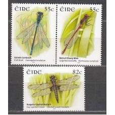 Irlanda Correo 2009 Yvert 1912/14  ** Mnh Fauna - Insectos -Libelulas