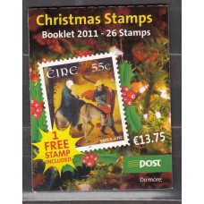 Irlanda Correo 2011 Yvert 1998 Carnet Navidad