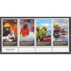 Irlanda Correo 2012 Yvert 2024/27 ** Mnh Bomberos