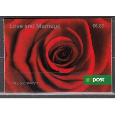 Irlanda Correo 2014 Yvert 2081A Carnet ** Mnh Sellos para Bodas