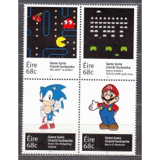 Irlanda Correo 2014 Yvert 2114/17 ** Mnh Video Juegos