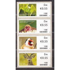 Irlanda Distribuidores Yvert 23/26 ** Mnh Fauna