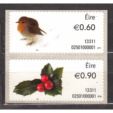 Irlanda - Distribuidores Yvert 51/52 ** Mnh Navidad - Aves