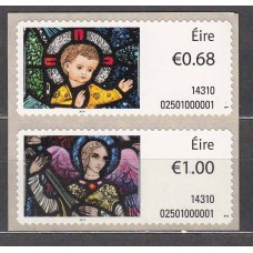 Irlanda - Distribuidores Yvert 61/62 ** Mnh Navidad