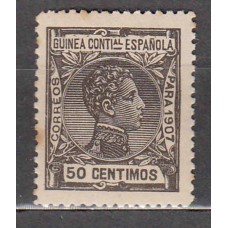 Guinea Sueltos 1907 Edifil 51 usado