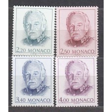 Monaco - Correo 1991 Yvert 1779/82 ** Mnh Personaje - Rainiero III