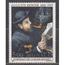 Monaco - Correo 1991 Yvert 1789 ** Mnh  Pintura - Renoir