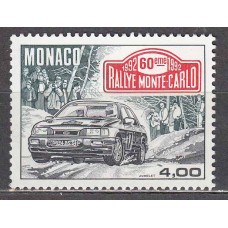 Monaco - Correo 1992 Yvert 1816 ** Mnh Rally Automomil