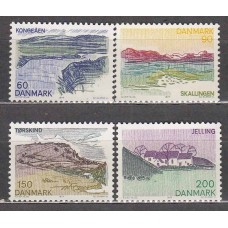 Dinamarca - Correo 1977 Yvert 642/45 ** Mnh