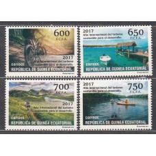 Guinea Ecuatorial República Correo 2017 Edifil 542/45 ** Mnh Barcos